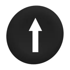   Schneider ZBAF335 Harmony Ø30 panelbe süllyesztett nyomógomb tető, zöld, "le nyíl"