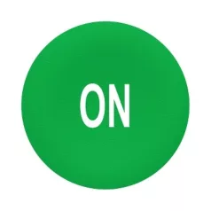   Schneider ZBAF341 Harmony Ø30 panelbe süllyesztett nyomógomb tető, zöld, "ON"