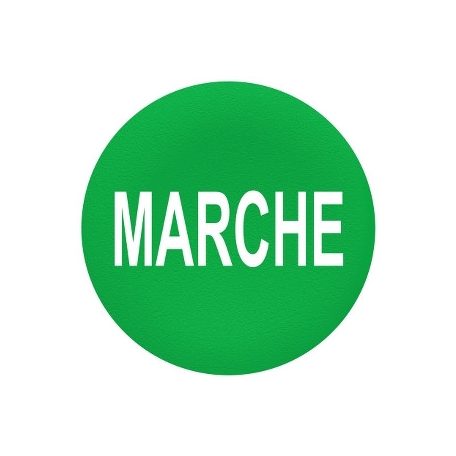 Schneider ZBAF342 Harmony Ø30 panelbe süllyesztett nyomógomb tető, zöld, "MARCHE"