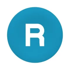   Schneider ZBAF639 Harmony Ø30 panelbe süllyesztett nyomógomb tető, kék, "R"