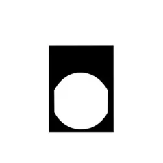 Schneider ZBY42101 Felirat 30x40 fekete