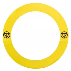   Schneider ZBY8L140 Harmony sárga köralakú felirati tábla, Ø90, ZB5AS84W** vészleállítóhoz, logóval, felirat nélkül