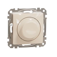   Schneider SDD112382 SEDNA WISER Univerzális, forgatógombos, LED fényezőszabályzó, bézs