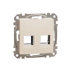   Schneider SDD112442C Sedna 2xRJ45 adapter, RDM betétekhez, bézs