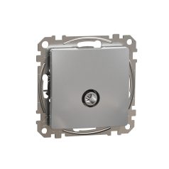   Schneider SDD113471 Sedna TV aljzat, végzáró, 4 dB, alumínium #