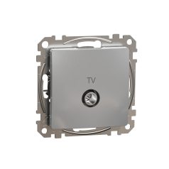   Schneider SDD113474 Sedna TV aljzat, átmenő, 7 dB, alumínium