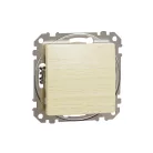 Schneider SDD180101 Sedna Egypólusú kapcsoló, rugós bekötés, 10AX, (101), nyír #