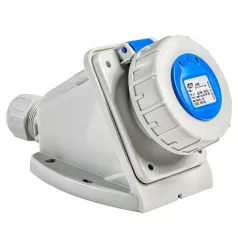   IDE 00135 Ip.dugalj rögzíthető IP67 2P+E 16A 220/230V kék