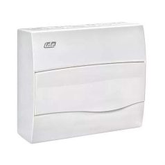   IDE BV12PO/RR Kiselosztó COMBI 1/12 fehér fk. műa. IP40 PE+N teli ajtó