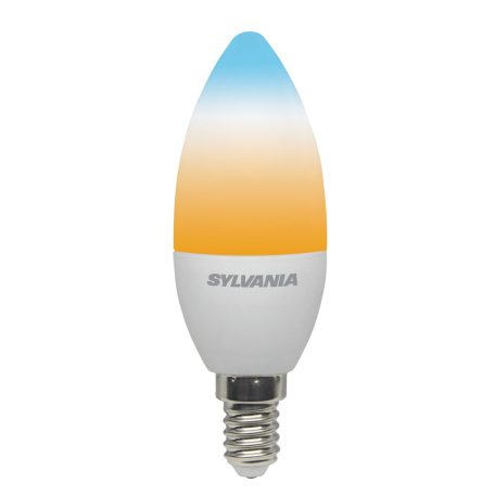 SYLVANIA 0028903 LED E14 gyertya 5W 470lm 2700K opál ToLEDo WHITETONE CANDLE 470LM TW # @