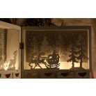 Tracon CHRACB8WW LED karácsonyi adventi kalendárium, elemes Timer 6+18h, 8LED, 3000K, 2xAAA