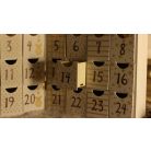 Tracon CHRACB8WW LED karácsonyi adventi kalendárium, elemes Timer 6+18h, 8LED, 3000K, 2xAAA