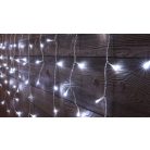 Tracon CHRIOB10CW Karácsonyi jégcsap fényfüggöny, kültéri/beltéri 230VAC, 5+10M, 250LED, 6W, 12000-13000K, IP44
