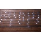 Tracon CHRIOB5CW Karácsonyi jégcsap fényfüggöny, kültéri/beltéri 230VAC, 5+5M, 125LED, 3,6W, 12000-13000K, IP44