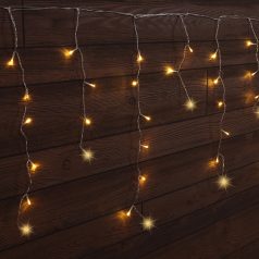   Tracon CHRIOSW10WW Karácsonyi sziporkázó jégcsap fényfüggöny, kültéri/beltéri 230VAC, 5+10M, 250LED, 6W, 2600-2700K, IP44