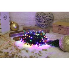   Tracon CHRSTOB100RGB Karácsonyi fényfüzér, színes, kültéri/beltéri 230VAC, 2+10M, 100LED, 3,6W, RGB, IP44