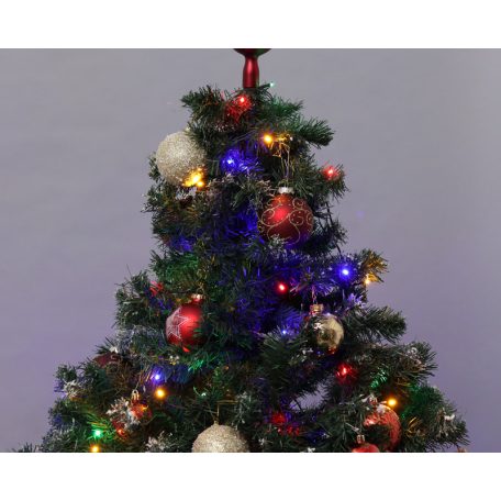 Tracon CHRSTOB100RGB Karácsonyi fényfüzér, színes, kültéri/beltéri 230VAC, 2+10M, 100LED, 3,6W, RGB, IP44