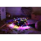 Tracon CHRSTOB100RGB Karácsonyi fényfüzér, színes, kültéri/beltéri 230VAC, 2+10M, 100LED, 3,6W, RGB, IP44