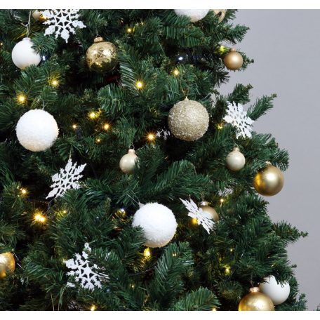 Tracon CHRSTOB200WW Karácsonyi fényfüzér, kültéri/beltéri 230VAC, 5+20M, 200LED, 6W, 2600-2700K, IP44