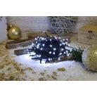 Tracon CHRSTOP100CW Karácsonyi programozható fényfüzér, kültéri/beltéri 230VAC, 2+10M, 100LED, 3,6W, 12000-13000K, IP44