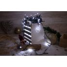 Tracon CHRSTOP100CW Karácsonyi programozható fényfüzér, kültéri/beltéri 230VAC, 2+10M, 100LED, 3,6W, 12000-13000K, IP44