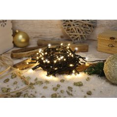   Tracon CHRSTOSC100WW Karácsonyi sziporkázó fényfüzér, kültéri/beltéri 230VAC, 2+10M, 100LED, 3,6W, 2600-2700K, IP44