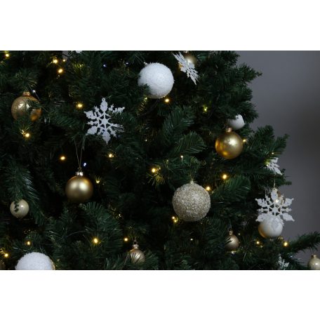 Tracon CHRSTOSC100WW Karácsonyi sziporkázó fényfüzér, kültéri/beltéri 230VAC, 2+10M, 100LED, 3,6W, 2600-2700K, IP44