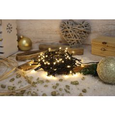   Tracon CHRSTOSW200WW Karácsonyi sziporkázó fényfüzér, kültéri/beltéri 230VAC, 5+20M, 200LED, 6W, 2600-2700K, IP44