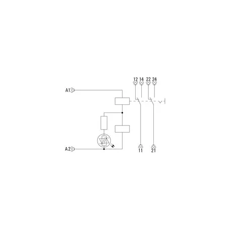 Weidmüller 2576230000 Teljesítményrelé DRIKITP 24VAC 2CO LD/PB 5A 240Ohm