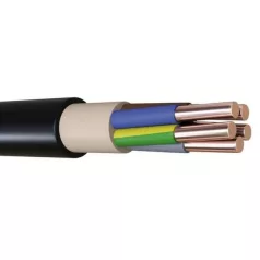 NYY-J 5x10 mm2 RE erőátviteli fekete kábel 0,6/1kV