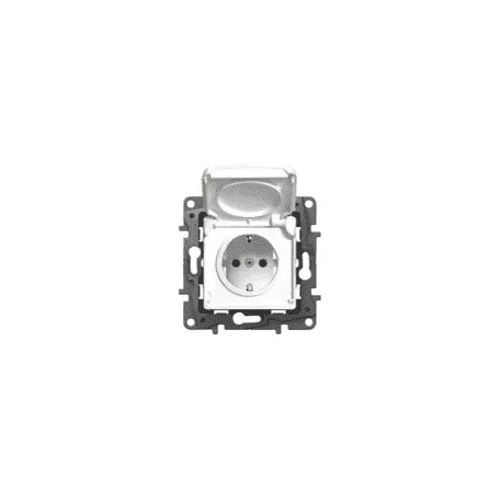 Legrand 764531 Niloé dugalj 2P+F + fedél, csapfedeles, fehér, IP44
