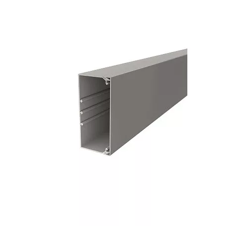 Obo Bettermann 6022022 Fali és mennyezeti csatorna, fenékperforálással, műanyag, 2m/szál, kőszürke, 60x130