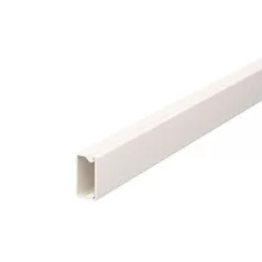   Obo Bettermann 6150756 Fali és mennyezeti csatorna, fenékperforálással, műanyag, 2m/szál, fehér, 10x20