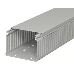   Obo Bettermann 6178328 Perforált vezetékrendező csatorna, LKV 75100 típus, műanyag, 75x100mxsz, 2m/szál