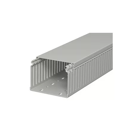 Obo Bettermann 6178328 Perforált vezetékrendező csatorna, LKV 75100 típus, műanyag, 75x100mxsz, 2m/szál