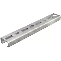   Obo Bettermann 1109871 Perforált profilsín CM3015, 16 mm résméret, tűzihorgonyzott, 30x15, 2 m