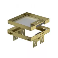   Obo Bettermann 7409222 RKSN2 UZD3 Négyzetes kazetta kábelkivezetéssel, 200x200, CuZn