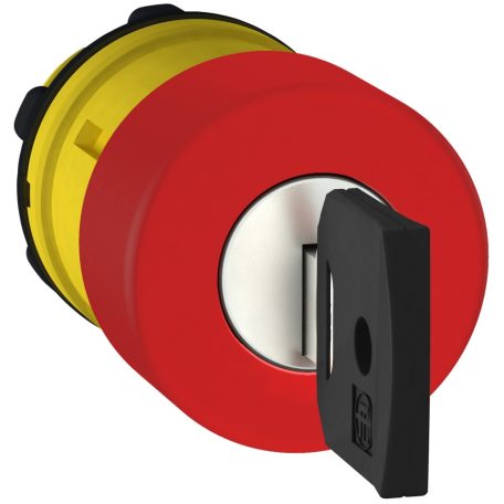 Schneider ZB5AS934 Kulcsos vészgombfej, piros