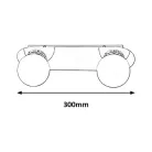 Rábalux 2111 Becca fürdőszobai lámpa, G9, 2X28W