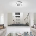 Rábalux 2184 Selena LED mennyezeti lámpa, króm, 30W