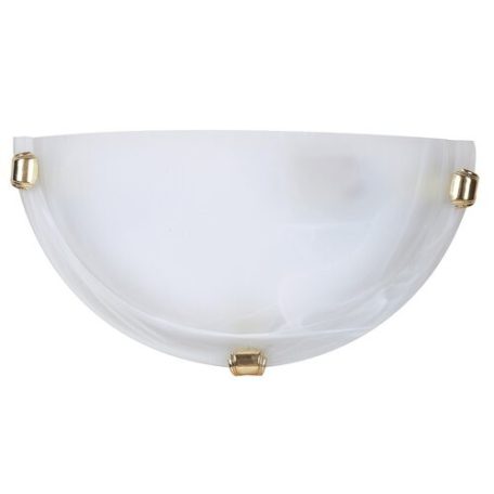 Rábalux 3001 Ufo murano fali lámpa, fehér/arany, 60W, E27