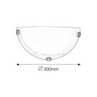 Rábalux 3001 Ufo murano fali lámpa, fehér/arany, 60W, E27