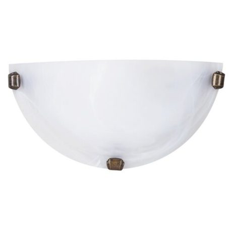 Rábalux 3003 Ufo murano fali lámpa, fehér/bronz, 60W, E27