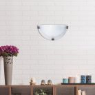 Rábalux 3003 Ufo murano fali lámpa, fehér/bronz, 60W, E27