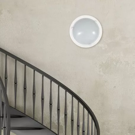 Rábalux 5101 Ufo mennyezeti búra lámpa, opál, fehér, 1x60W, E27