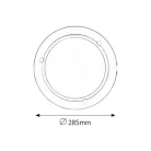Rábalux 5101 Ufo mennyezeti búra lámpa, opál, fehér, 1x60W, E27