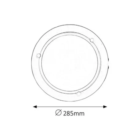 Rábalux 5101 Ufo mennyezeti búra lámpa, opál, fehér, 1x60W, E27