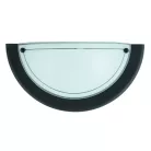 Rábalux 5163 Ufo fali lámpa, fekete opál, 60W, E27