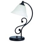 Rábalux 7772 Dorothea asztali lámpa, matt fekete, 1x40W, E14