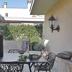   Rábalux 8204 Velence kültéri fali lámpa, fekete, 60W, E27